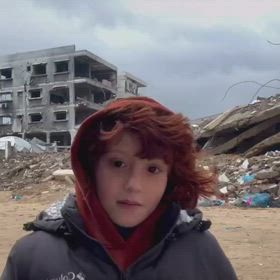 ♦️ガザの子供からの問いかけ　♦️攻撃続く西岸の画像