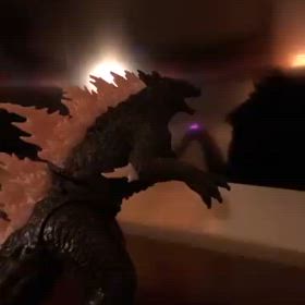 ゴジラのフィギアの画像