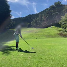 クラブ変更とスイング矯正の画像