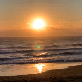 11月3日千葉北、東浪見の朝の波の画像