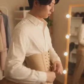 生成AI動画　コルセット女装 2の画像