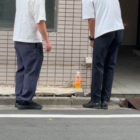 漫才の練習してたの画像