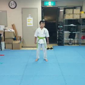 型の稽古の画像