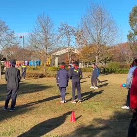 本番前のドッジボール③の画像