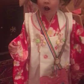姪っ子　七五三の画像