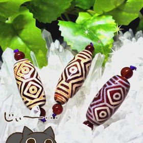 ✨上肯紅玉髄・龍眼天珠✨の画像