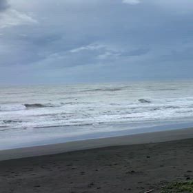 8月2日千葉北、東浪見の朝の波の画像