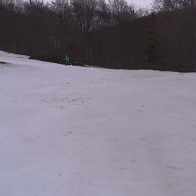 八甲田でQ さんの滑り。の画像