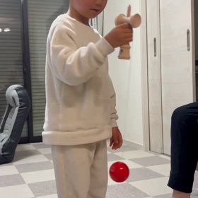 孫くんの奇跡の瞬間！〜けん玉〜の画像