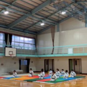 日曜練習。しばしおさらば。体育館。の画像