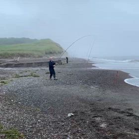 十勝アキアジ釣りの画像