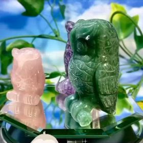 ✨福を招くフクロウ置物✨の画像