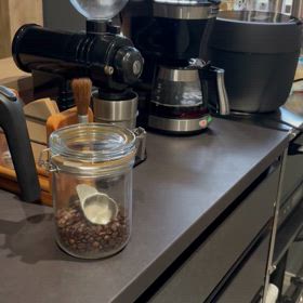 我が家のコーヒーコーナーの画像