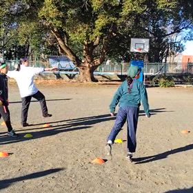 基本動作（ボール投げの場）⑧の画像