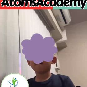 【アトムズキッズの英語】アトムズ英語歴1年！8歳の画像