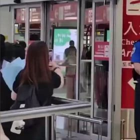 マカオ到着時の画像