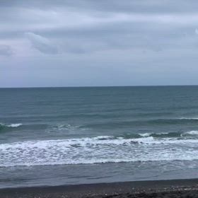 3月5日千葉北、東浪見の朝の波の画像