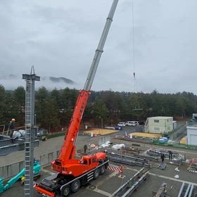 工事が立体的になって来たの画像