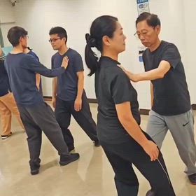 昨日の鄭子太極拳推手講習会の画像