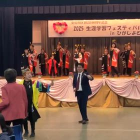 お恥ずかしいですが 生涯学習フェスティバルで 踊れないのに よさこいをの画像