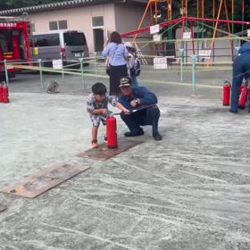 夏祭りでの画像