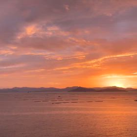 朝焼け44秒ラッキー動画付、「君の名は」は好きですか、アトラス彗星が肉眼で見えるラストチャンスの画像