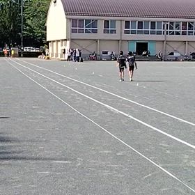 リレー選考会（ゴール付近）⑨の画像