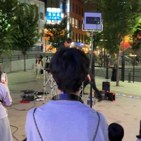 大道芸らしきものの画像