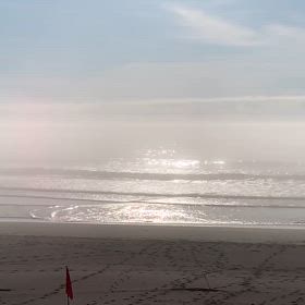 7月4日千葉北、東浪見の朝の波の画像