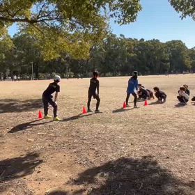 リレー練習始動⑤の画像