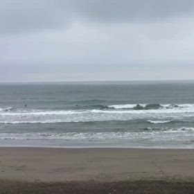 6月3日千葉北、東浪見の朝の波の画像