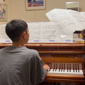 発表会へ向けての合わせの画像