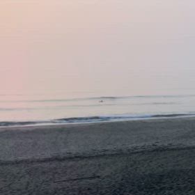 8月22日千葉北、東浪見の朝の波の画像