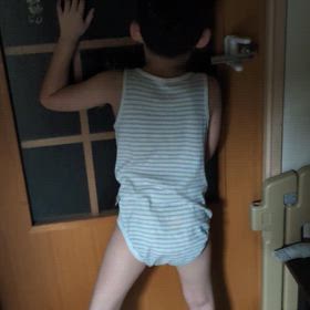 台風で学校休校そして発作の画像