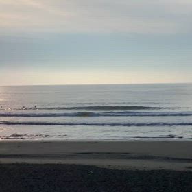 6月19日千葉北、東浪見の朝の波の画像