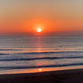2月14日千葉北、東浪見の朝の波の画像