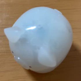 ”バスボール光るシュワたまブタ”　翌日の画像