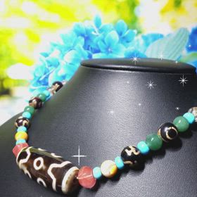 七眼天珠ネックレス✨の画像