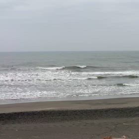 3月27日千葉北、東浪見の朝の波の画像