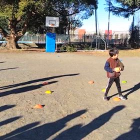 基本動作（ボール投げの場）⑦の画像