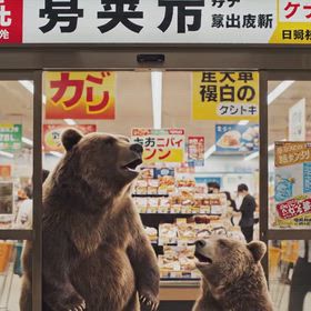 私たちはスーパーマーケットで買物出来ないの画像