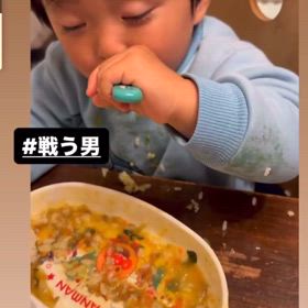 頑張って戦った次男の画像