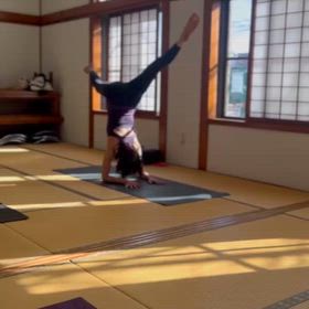 ヨガは気持ちいいな✨の画像