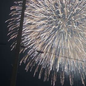 報告と三条の花火大会の画像