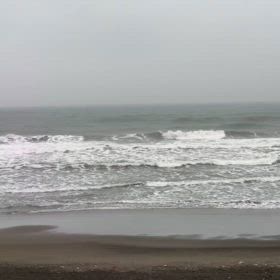 2月22日千葉北、東浪見の朝の波の画像