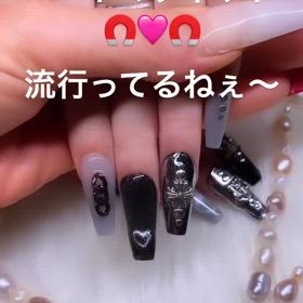 ハートマグネットネイル千葉の画像