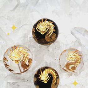 九頭龍彫刻ビーズ✨の画像