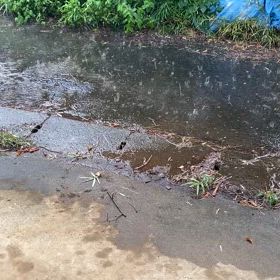 雨の警報が出てたの？の画像