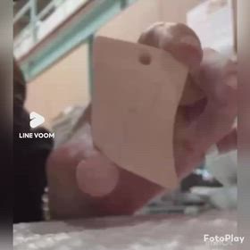 麻の葉紋様の柄を描いておりますの画像