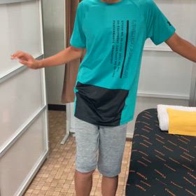 【捻った足が1、２時間後には？】の画像